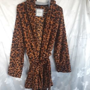 🔥Leopard Plush Robe
